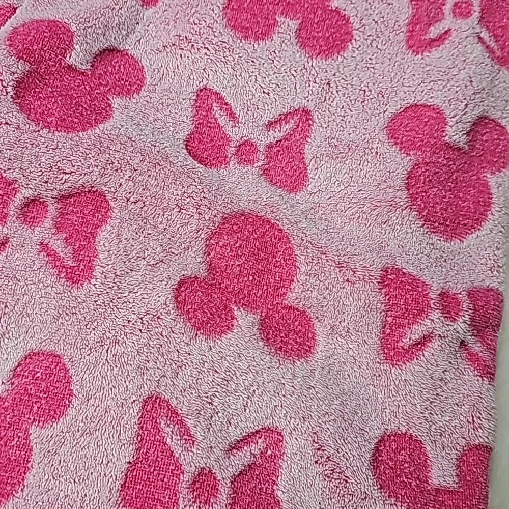 Disney Mickey & Minnie Mouse Pink Sleepwear Sweatpants Size Large - Picture 2 of 3